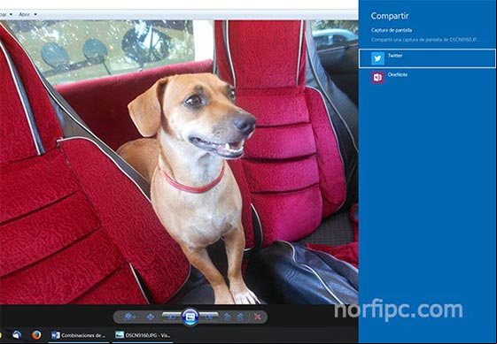 Función de Compartir de Windows 10. Se abre con las teclas Windows + H Función de Compartir de Windows 10. Se abre con las teclas Windows + H