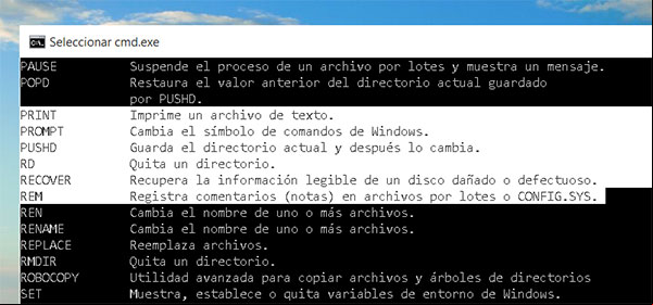 Mejoras al seleccionar texto en la Consola de CMD de Windows 10 Mejoras al seleccionar texto en la Consola de CMD de Windows 10