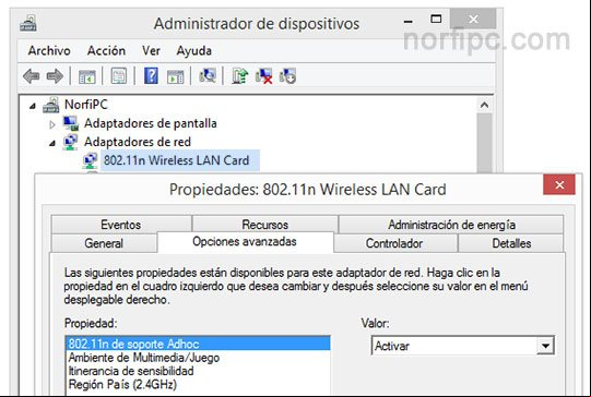 Configuración de una tarjeta inalámbrica Wi-Fi PCI Express Configuración de una tarjeta inalámbrica Wi-Fi PCI Express