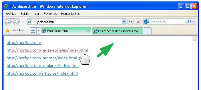 Crear un archivo o página de enlaces manualmente para una sala de navegación Crear un archivo o página de enlaces manualmente para una sala de navegación
