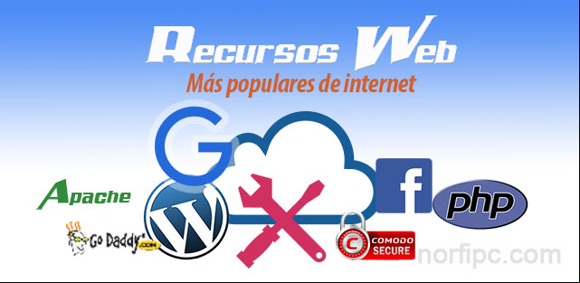 Los servicios y recursos para sitios web más populares de internet Los servicios y recursos para sitios web más populares de internet