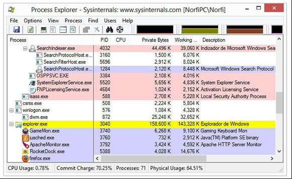 Identificar y detener procesos desconocidos en Windows con Process Explorer Identificar y detener procesos desconocidos en Windows con Process Explorer